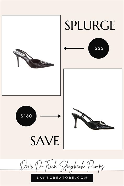 dior d-doll pump dupe|dior slingback dupe.